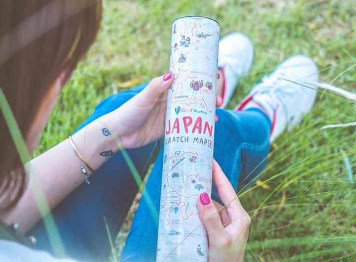 Good Weather Travel Scratch Map Japan Edition 刮刮地圖 日本版